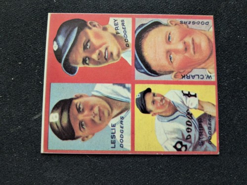 Frey, Leslie, Stripp, W. Clark #4E 1935 Goudey 4 in 1 card