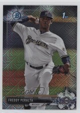 2017 Bowman Chrome Prospects Mega Box Refractor Freddy Peralta #BCP22 16s2