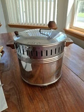 Vintage Antique Dominion Style NO. 7-4 Electric Popcorn Maker - Works!