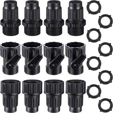 4 Sets Garden Expandable Hose Repair Kit Faucet Adapter Hose Female Male Connect