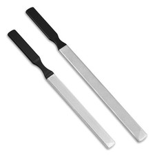 2PCS Stainless Steel Toe Nail File 4 Sided Thick Nails Manicure Pedicure