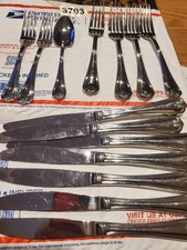 LOT OF Flatware Set Forks Knives Spoons LENOX 18/10