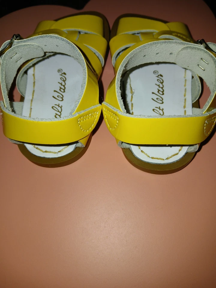 Salt Water Baby Sandles Yellow - Image 3 of 4