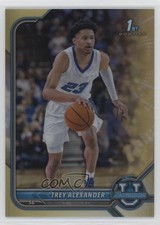 2021-22 Bowman U Gold Refractor 17/50 Trey Alexander #14 2u3