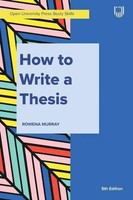 How To Write A Thesis | Rowena Murray | Englisch | Taschenbuch | 2025