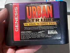 Sega Genesis Game Cartridge Only Urban Strike Tested Working