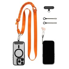 Adjustable Phone Wrist Strap, 38cm Leather  Nylon Wrist Strap for Smartphone...
