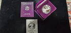 (1) 1990 S 1oz US American Silver Eagle $1 Dollar Proof Bullion Coin w/Box & COA