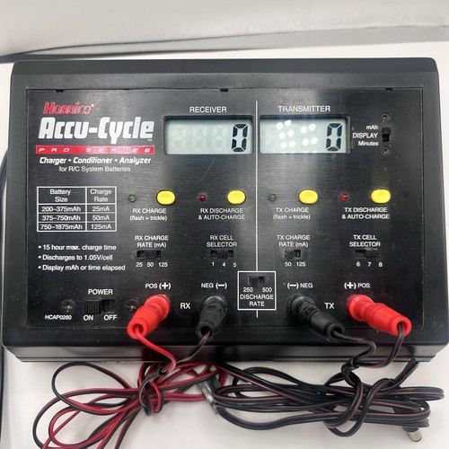 Hobbico RC Parts: Accu-Cycle Pro Series Charger, Conditioner, Analyzer for R/C