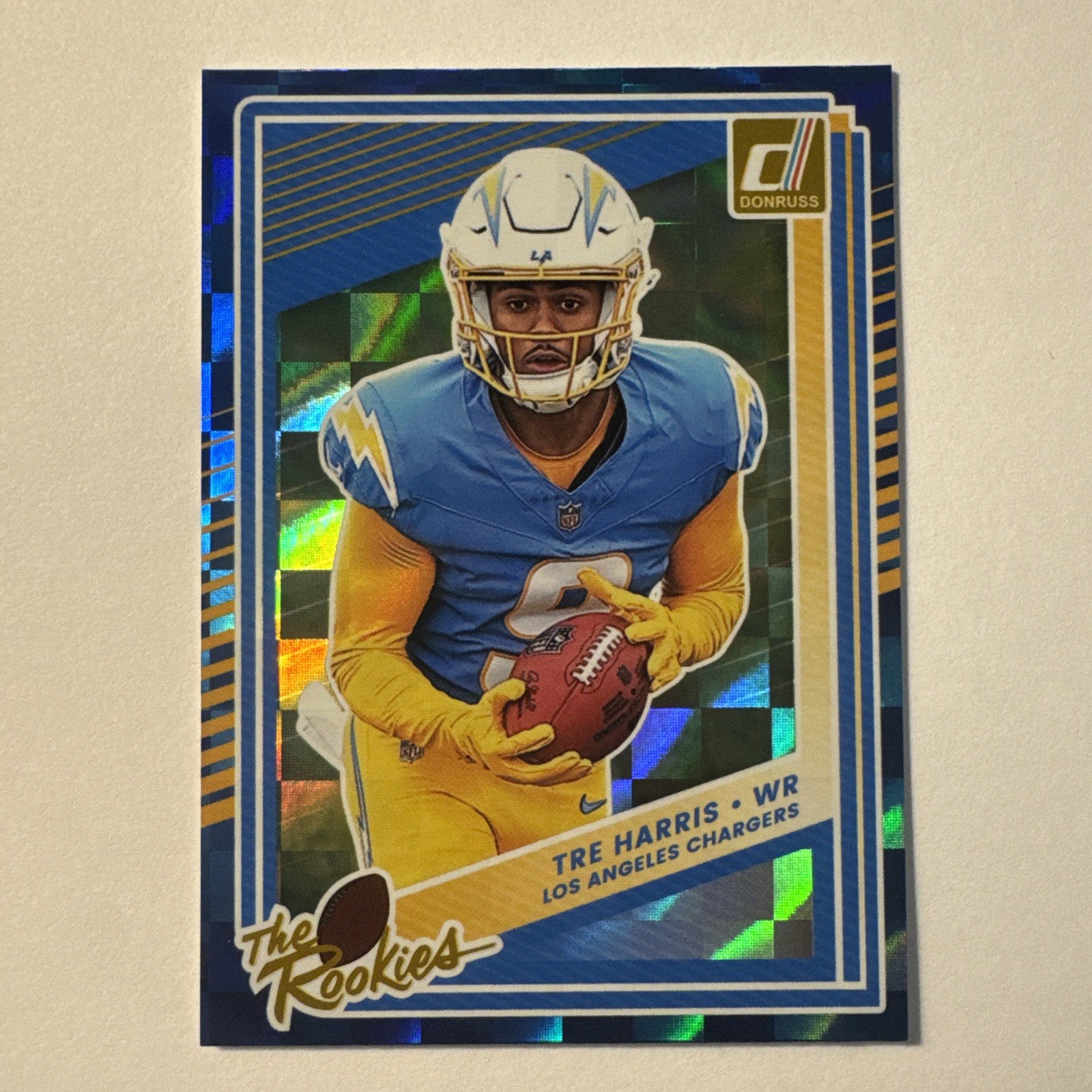 2025 Donruss Football TRE HARRIS #29 The Rookies - Los Angeles Chargers