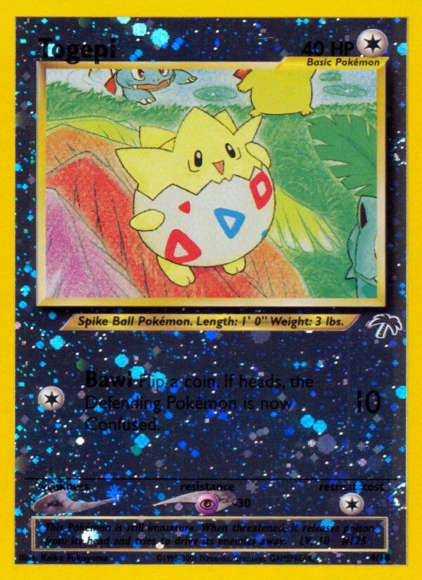 Pokemon Togepi (4/18) Southern Islands NM REVERSE HOLO