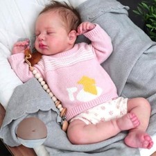 Lifelike Reborn Baby Dolls Boy 19 Inch Full Body Silicone Realistic Newborn Baby