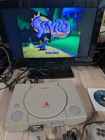 Sony PlayStation 1 PS1 SCPH-7501 Console Complete System With 5 Games Bundle