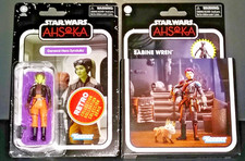 STAR WARS FIGURE LOT - SABINE WREN VINTAGE DELUXE AND HERA SYNDULLA RETRO