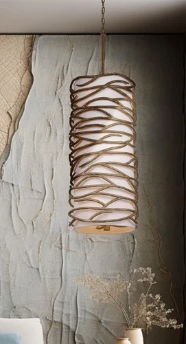 Minka Lavery 3716 Branch Reality 9 Light 16"W Pendant - Textured Ashen Gold - Picture 2 of 11