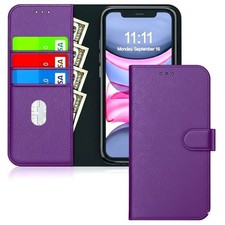 Leather Wallet Case For iPhone 17 Pro Max 16 15 14 13 12 11 XR 8 7 SE Flip Cover