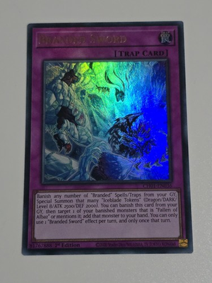 #ad Branded Sword CH01 EN036 Euro Print Ultra Rare Yugioh $1.99