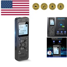 128GB Digital Voice Recorder for Lectures Meetings - 9296 Hours Voice Activat...