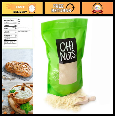 Blanched Almond Flour - All-Natural Gluten-Free Baking Substitute, Vegan, Keto,