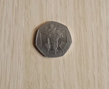 2006 Fifty Pence Soldier Carrying Wounded Soldier Coin 50p Collectible