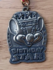 Chuck E Cheeses Exclusive Birthday Star Medal Souvenir