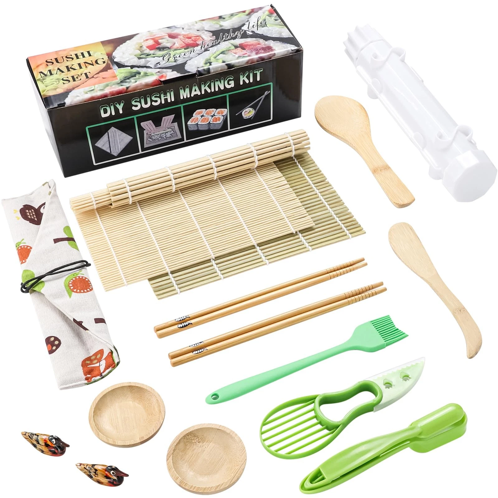 Sushi Making Kit, Sushi Maker for Beginners Sushi Roller Kit with Sushi Bazoo...
Opens in a new wind