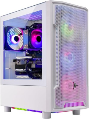 NEW Skytech Archangel Gaming PC ST-ARCH4-1251-W-AM ARC A750 8GB RAM 1TB SSD 16GB