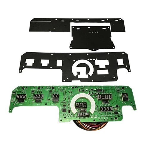 Dodge Duster/Dardo 1970-1976 LED Digital Gauge Cluster con LED verde azulado Foto 4 de 4