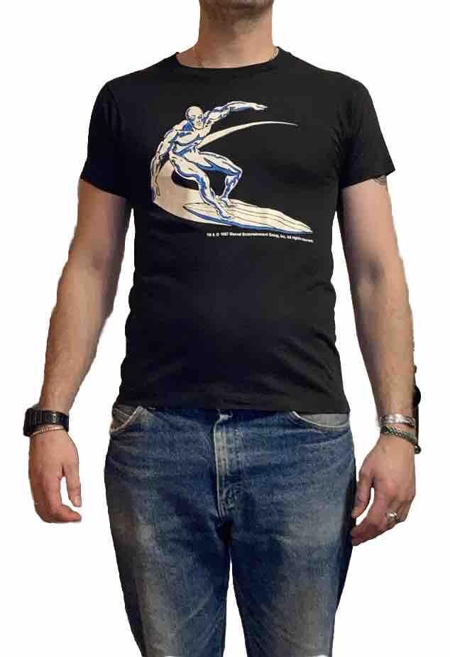 よ*ー様 80S USA製 SCREEN STARS Silver Surfer