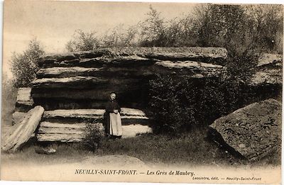 CPA NEUILLY-St-FRONT Les Gres de Maubry (202571)