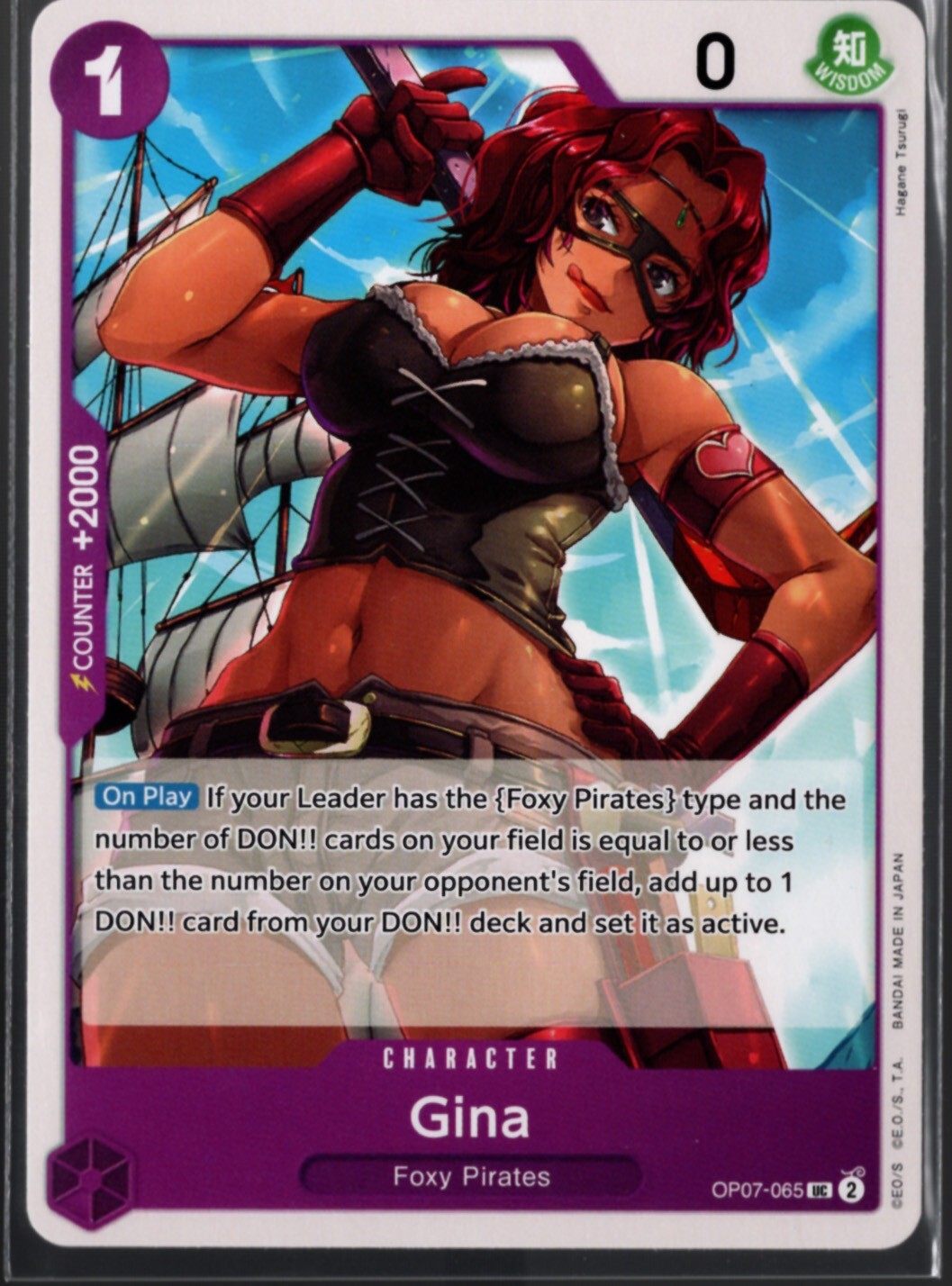 Gina OP07-065 UC 500 Years in the Future - ONE PIECE Card Game English