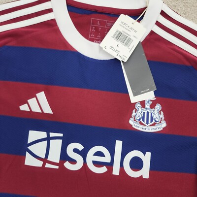 Adidas Women Large Newcastle United FC 24/25 Away Jersey Red Blue