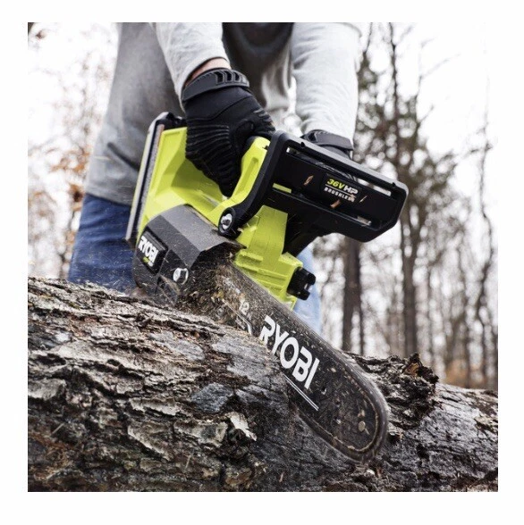 NEW Ryobi 36V HP Brushless 12” (30cm) Top Handle Chainsaw 4.0Ah Kit R36XCHS14 - Image 3 of 4