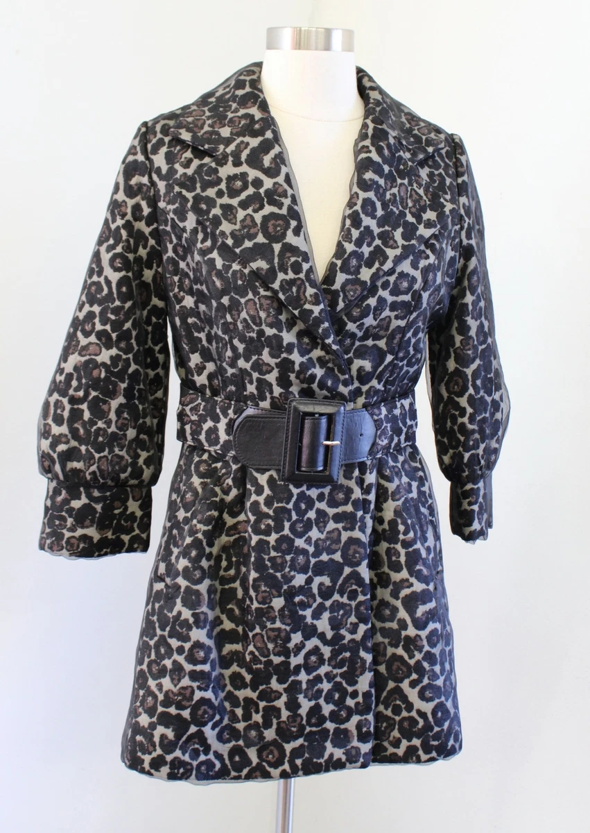 Leopard print cheap car coat