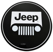 Jeep 12" Round Tin Sign Classic Wall Decor For Garage or Man Cave