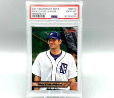 2011 Bowman's Best Nick Castellanos rookie card PSA 10 RC POP 13 PHILLIES. rookie card picture