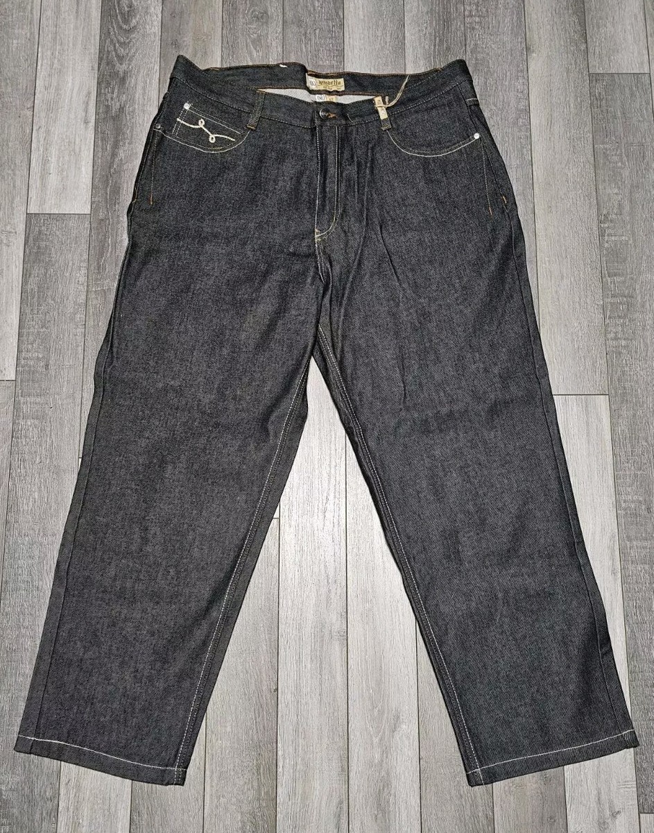 〈 KNO BETTA 〉wide painter jeans VTG Kno betta Jeans Mens Wide Leg Baggy Weed Marijuana