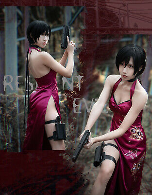 Resident Evil 6 Ada Wong Cosplay Costume Cheongsam Dress – Cospicky