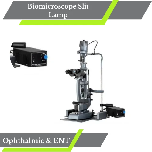 Lámpara de hendidura para biomicroscopio Haag Kampf tipo 2 pasos aumento iluminación LED Foto 3 de 4