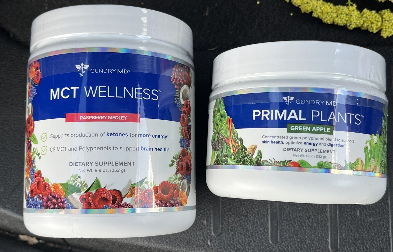 Lot of 2 New Sealed Dr. Gundry MD (1) MCT Wellness & (1) Primal Plants