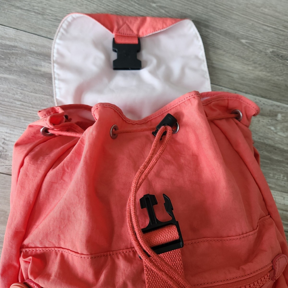 Kipling Keeper Travel Backpack Orange Papaya Tonal K10333 Ladies Multi‎ Pockets Kipling Orange Backpacks for Women | eBay main image 4