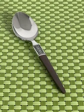 Ekco Eterna LA JOYA Stainless Steel Japan/Korea Teaspoon MCM Wood Flatware