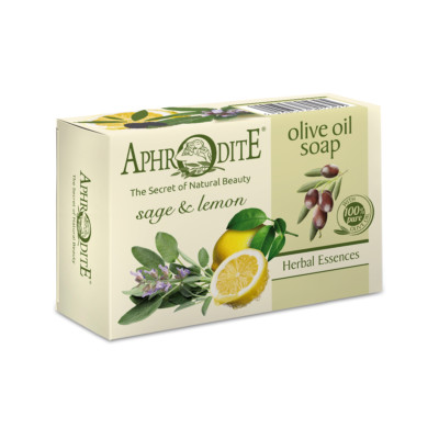 18,00  /kg - Aphrodite - Seife mit Limone & Salbei 100g