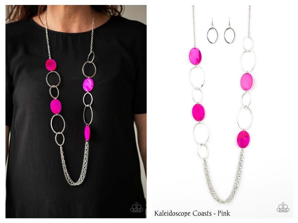Paparazzi KALEIDOSCOPE COASTS pink necklace