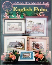 English Pubs Counted Cross Stitch Charts CSB-89 Lynn Cox 1993
