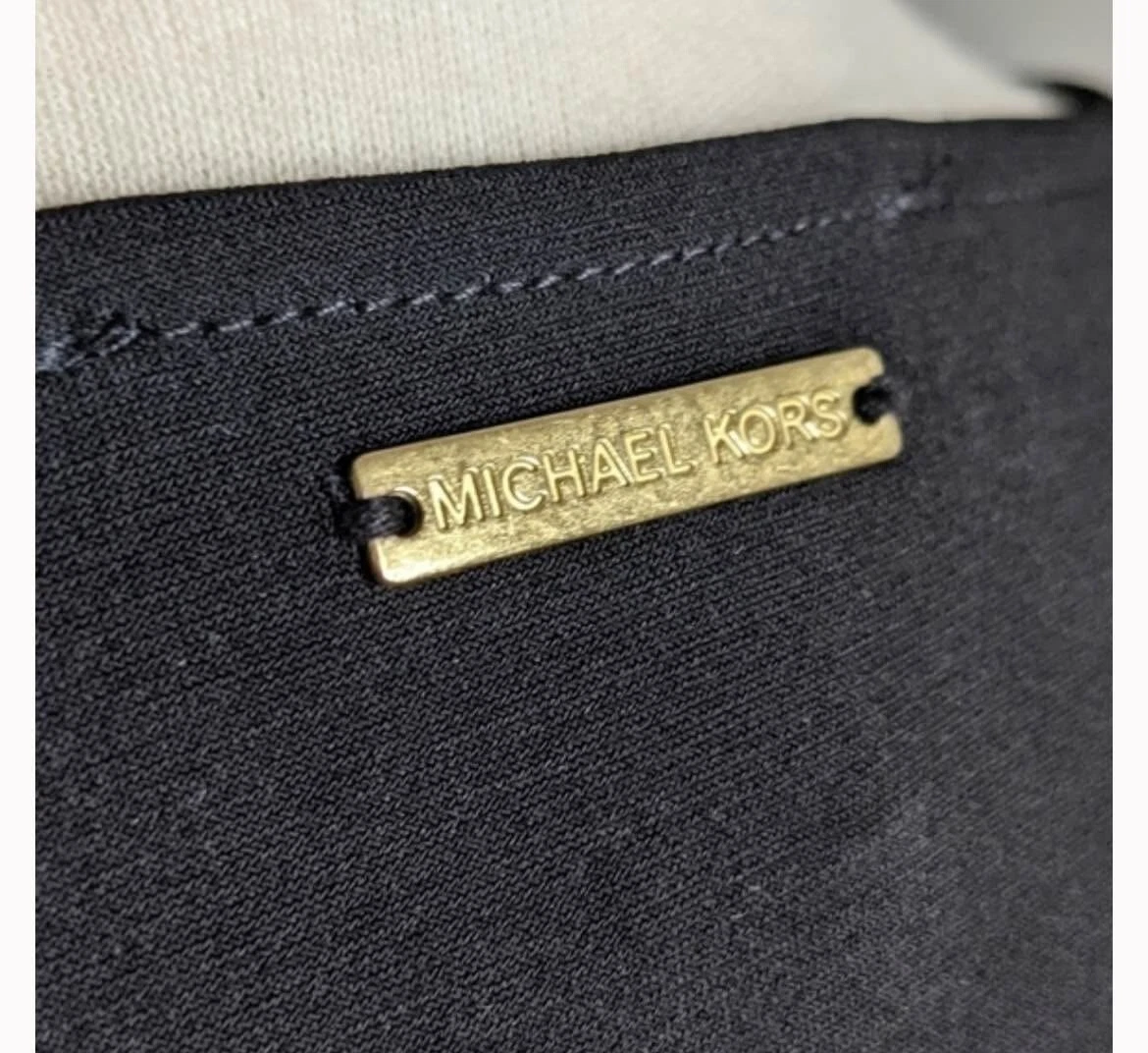 Abito nero Michael Kors nuovo con etichette (festa ufficio data)