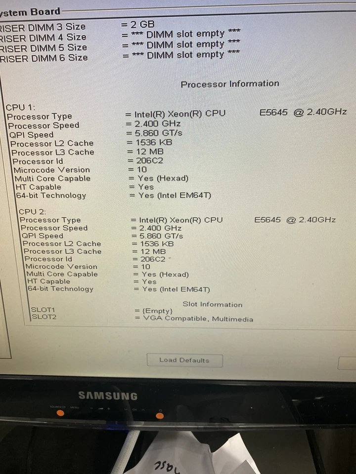 Dell Precision T7500 2X Xeon E5645 2,4 GHz 6 núcleos 12 GB ECC RAM DVD sin unidad Foto 4 de 4