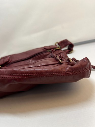 Scarleton Crossbody Bag Purse Handbag Burgundy Deep Red Faux Leather H133 - Picture 11 of 20