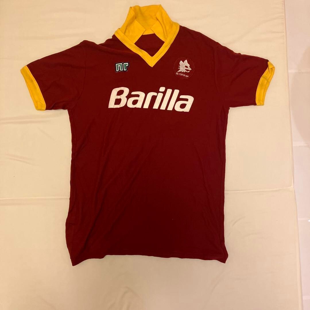 AS Roma 4 L Maglia shirt 1987 90 Home ennerre Football Vintage