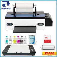 PUNEHOD DTF R1390 Roll Printer Direct to Film Printer Home Business with Oven